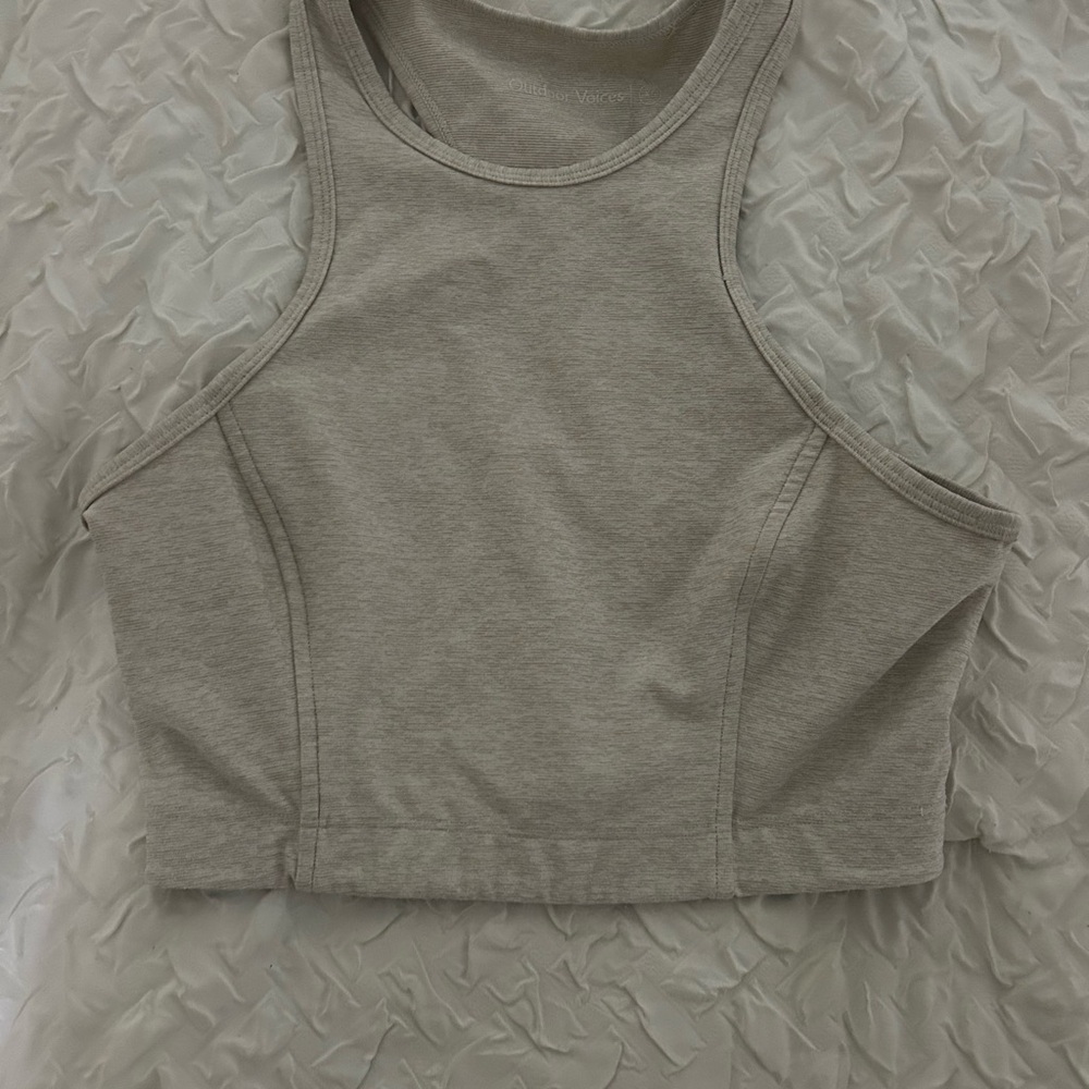 Outdoor Voices Oatmeal Athena Bra XS